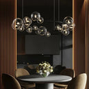 GobekUsa Glass Bubble Chandelier Light for Dining Room and Store
