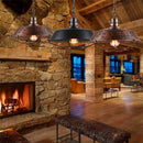 GobekUsa Black Industrial Pendant Light for Kitchen Island Bar Farmhouse Decor