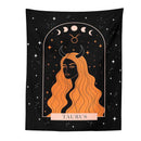 GobekUsa Celestial Constellation Tapestry Moon Phase Wall Hanging for Unique Home Décor