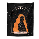 GobekUsa Celestial Constellation Tapestry Moon Phase Wall Hanging for Unique Home Décor