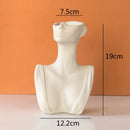 GobekUsa Abstract Half Face Ceramic Vase Portrait Ornament Artistic Handicraft
