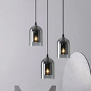 Nordic Smoky Gray Glass Pendant Light