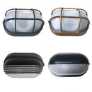 GobekUsa Black Bulkhead Wall Lantern Exterior Wall Light - Security Sconce for Porch & Patio