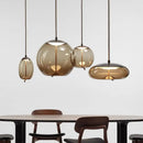 GobekUsa Hemp Rope Knot Pendant Lights - Suspendu Glass Hanging Lamp
