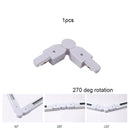 GobekUsa 100cm Black White Track for Track Lights Aluminum Rail Part