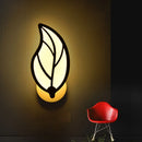GobekUsa Leaf Shape LED Wall Sconce for Living Room Bedroom Decor