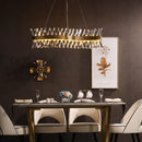 GobekUsa Gold Crystal LED Chandelier for Dinning Room