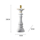 GobekUsa Chess Pieces Figurines: The Queen's Gambit Decor for Home & Office
