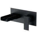 GobekUsa Blanoir Black Chrome Waterfall Basin Mixer Tap Set