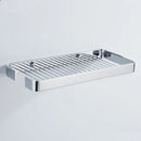GobekUsa Brass Square Bathroom Shower Rack Wall Mounted Corner Shelf