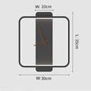 GobekUsa LED Wall Lamp Wall Clock Modern Design Nordic Luxury Simple For Hotel Bedside
