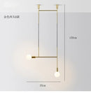 GobekUsa Black Rose Gold Long Tube Chandelier | Nordic Design for Cafe, Bar & Restaurant