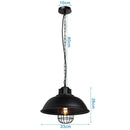 GobekUsa Industrial Iron Pendant Lights for Home and Retail Spaces
