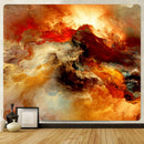 GobekUsa Cloud Home Tapestry: Boho Yoga Mat & Hippie Wall Decor, Large Size