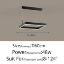 GobekUsa LED Chandelier: Modern Aluminum Luster Lamps for Bedroom, Hall, Dining, Living Room