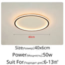 GobekUsa Dimmable LED Ceiling Chandelier for Living Bedroom Study Room Lighting