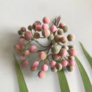 GobekUsa Greenery Berry Stamen Bundle for DIY Christmas Decor & Gift Wrapping