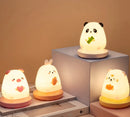 GobekUsa Kids' Animal Silicone Night Light - Touch Sensor, Dimmable, Rechargeable