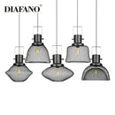 GobekUsa Cage Pendant Light: Nordic LED Minimalist Industrial Dining Lamp