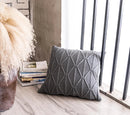 GobekUsa Knit Cushion Cover 45x45cm Nordic Style Home Decoration Brown Grey IvoryiscowayReversible