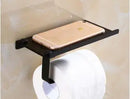 GobekUsa Bathroom Multi-function Holder SUS 304 Handy Shelf for Sanitary & Paper Rolls