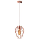 GobekUsa Birdcage Diamond Ceiling Pendant Light Chandelier for Home Living Room Decor