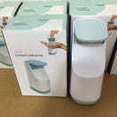 GobekUsa 350ml Non-Drip Soap Pump Dispenser for Bathroom Kitchen, Space-Saving and Compact