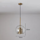 GobekUsa Gold Mesh Glass Ball Pendant Light Industrial Kitchen Fixture