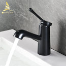 GobekUsa Gold Waterfall Basin Faucet Mixer Tap Modern Single Hole Cold Hot Water
