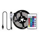 GobekUsa Bluetooth RGB LED Strip Light + 24-Key Controller – 1M-5M Length