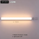 GobekUsa LED Acrylic Wall Lamp for Bathroom & Bedroom, Modern Simplicity, Anti-fog Sconces