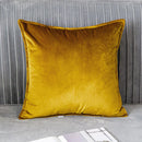 GobekUsa Gold Geometry Cut Velvet Embroidered Lumbar Pillow Cover Chic Style 35x50cm