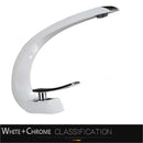 GobekUsa Gold Basin Faucet: Deck Mount Black Chrome Mixer for Bathroom Washbasin