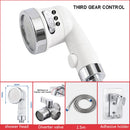 GobekUsa 3 Modes White Water Faucet Handheld Shower Nozzle for Bathroom and Kitchen
