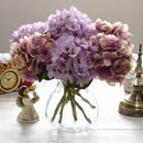GobekUsa Hydrangea Branch Silk Flower High Quality Fake Party Room Decor
