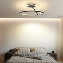 GobekUsa Aluminum LED Chandelier: Modern Minimalist Bedroom Kitchen Lighting Fixtures