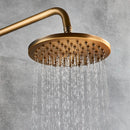 GobekUsa Brass Shower Set with 8" Rainfall Head, Wall Mounted Bathtub Faucet