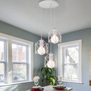 GobekUsa Iron Cage Pendant Lights | Modern Ceiling Chandelier for Living Room & Kitchen