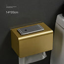 GobekUsa Brushed Gold Aluminum Toilet Paper Holder