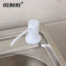 GobekUsa ABS White Soap Dispenser for Kitchen Bathroom Sink, Shampoo, Shower, Lotion - New Liquid