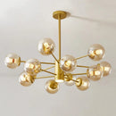 GobekUsa Gold Branch LED Chandelier for Modern Living Room Decor