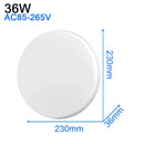 GobekUsa LED Ceiling Light: Modern Ultra-thin Panel, 6-48W, Surface Mounted for Living Room