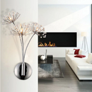 GobekUsa Dandelion Crystal Flower Wall Lamp for Bathroom, Bedroom, Living Room.