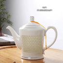GobekUsa Blue White Porcelain Tea Set Kungfu Teaware Green Puer Tea Cup Pot Teatime Set