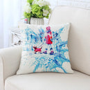 GobekUsa Cactus Hand Painting Decorative Pillowcase for Sofa, Chair Cushion Home Decor