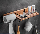 GobekUsa Bathroom Hardware Set: Pendant Towel Bar, Towel Ring, Paper Holder, Shelf