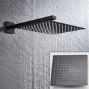 GobekUsa Black Shower Set with Handshower and Rotate Bath Spout