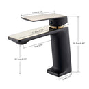 GobekUsa Black Basin Mixer Tap Vessel Sink Faucet Hot Cold Water Luxury