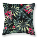 GobekUsa Green Leaves Decorative Throw Pillowcase 45*45cm for Sofa Home Decor