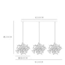 GobekUsa G9 Leaf Pendant Light Industrial Suspension Lamp - Metal Hanging Lights